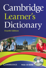 Cambridge Learner´s Dictionary, 4th edition PB and CD-ROM for Windows