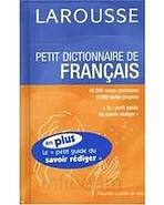 Petit dictionnaire de français