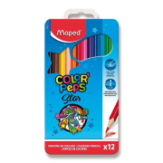 Pastelky Maped Color Peps Metal Box - 12 barev