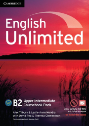 English Unlimited Upper Intermediate Coursebook with e-Portfolio and Online Workbook
