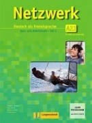 NETZWERK A2 TEIL 1 KURSBUCH und ARBEITSBUCH mit AUDIO CDs /2/ und DVD