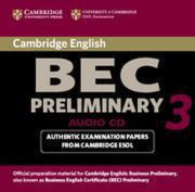 Cambridge BEC 3 Preliminary Audio CD