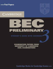 Cambridge BEC 3 Preliminary Self-study Pack (SB with ans + A-CD)