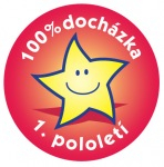 Placky 100% docházka - 1. pololetí