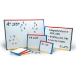 Show-me Magnetická stíratelná tabulka, A3 – čtverečky/bílá – 5 ks