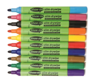 Show-me Popisovače různé barvy, středně silný hrot – 10 ks