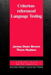 Criterion-Referenced Language Testing PB