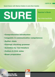 SURE Pre-Intermediate Teacher´s Book with e-zone, Class Audio CDs (3), Testbuilder CD-ROM/Audio CD & DVD