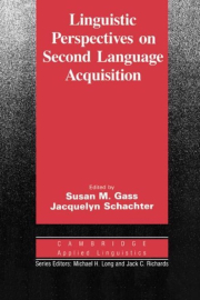 Linguistic Perspectives on Second Language Acquisition PB