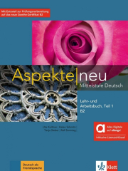 Aspekte neu B2 – Hybride Ausgabe – Lehr./Arbeitsbuch Teil 1 + MP3 allango.net + Lizenz (24 Monate)