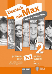 Deutsch mit Max neu + interaktiv 2 Pracovní sešit černobíly
