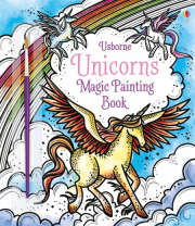Unicorns magic painting book
