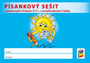 Písankový sešit s pomocnými linkami 511+ s prodlouženými řádky (S-16)