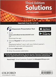 Maturita Solutions 3rd Edition Pre-intermediate Classroom Presentation Tool Pk (Access Code Card)