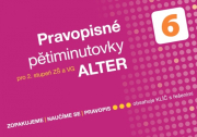 Pravopisné pětiminutovky 6 pro 2. stupeň ZŠ a VG  (092132)