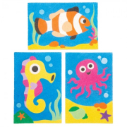 Obrázky mořský svět - pískování (8ks)