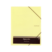 Sloha s gumou A4 PP PASTELINI žlutá