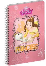 Spirálový blok Princezny – Book, A5, linkovaný