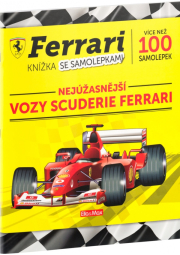 FERRARI, vozy Scuderie – Kniha samolepek