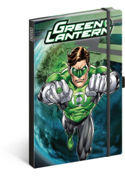 Notes Green Lantern, linkovaný, 13 × 21 cm