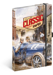 Notes Classic Cars – Václav Zapadlík, linkovaný, 13 × 21 cm