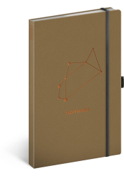 Notes Zvěrokruh Střelec, linkovaný, 13 × 21 cm