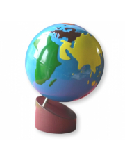 Glóbus - barevné kontinenty