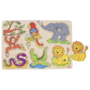 Zvukové puzzle - hlasy zvířat ze zoo