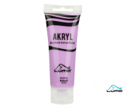Barvy akrylové 75ml,  PASTEL fialová LUMA