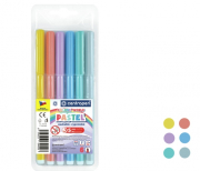 Fix CENTROPEN 7550/ 6 barev trojhranné PASTEL