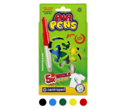 Foukací fixy CENTROPEN 1539/ 5 sada na textil