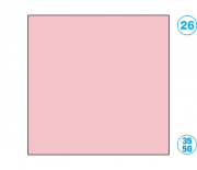 Papír barevný 35 x 50cm růžový světle