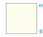 Papír barevný 50 x 70cm bílý perlově