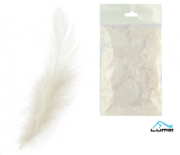 Peří barevné 10g bílé LUMA