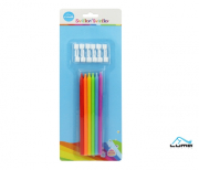 Svíčka 12ks, PARTY neon LUMA