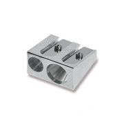 Dvojité ořezávátko Faber Castell kovové pap.krabička