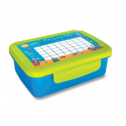 Svačinový box ZDRAVÁ SVÁČA modrá/zelená