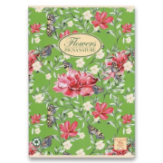 Nature Flowers školní sešit A5 linkovaný mix motivů