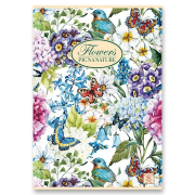 Nature Flowers školní sešit A5 čistý mix motivů
