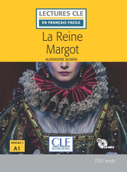 LECTURES CLE EN FRANCAIS FACILE La reine Margot - Niveau 1/A1 Livre + CD