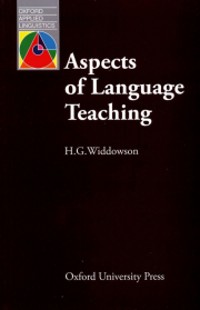 Oxford Applied Linguistics Aspects of Language Teaching