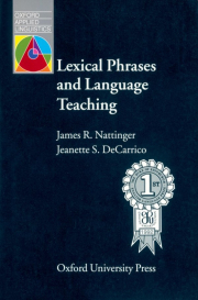 Oxford Applied Linguistics Lexical Phrases and Language Teaching