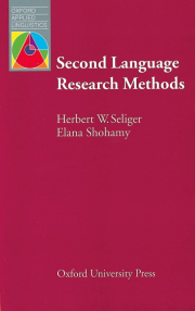 Oxford Applied Linguistics Second Language Research Methods