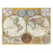 Rýžový papír Cadence A3 - Atlas světa