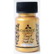 Metalická akrylová barva Dora Metalic majské zlato maya gold 50 ml