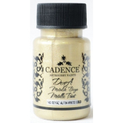 Metalická akrylová barva Dora Metalic bílé zlato white gold 50 ml