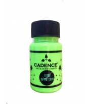 Cadence barva svítící ve tmě tmavě zelená
