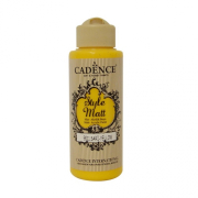 Matná akrylová barva Cadence Style Matt 120ml - yellow žlutá