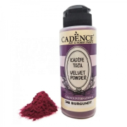 Sametový pudr - burgundy bordó