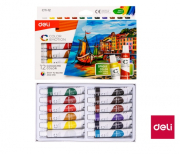 Barvy temperové DELI 12 barev Color Emotion EC11-12